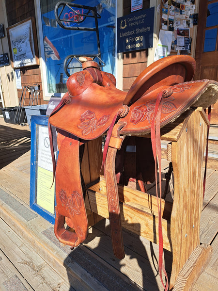 16" John Fallis Balanced Ride Western Saddle