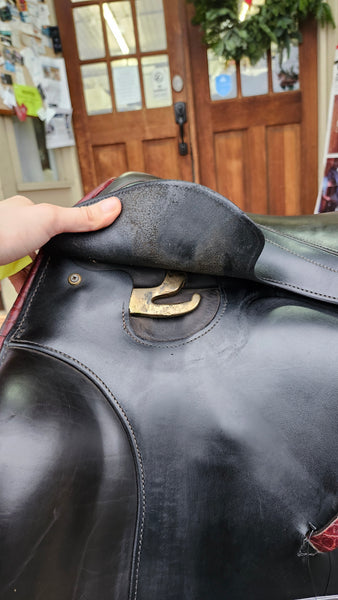 17.5" Greg Allen Custom Monoflap Dressage Saddle
