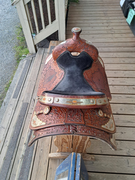 15" Big Horn Equitation Saddle Set