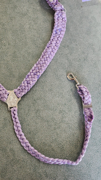 Custom Muletape Breastcollar - Lavender