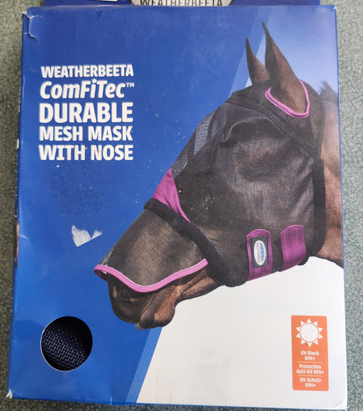 NEW COB Weatherbeeta ComFiTec Durable Mesh Mask With Nose