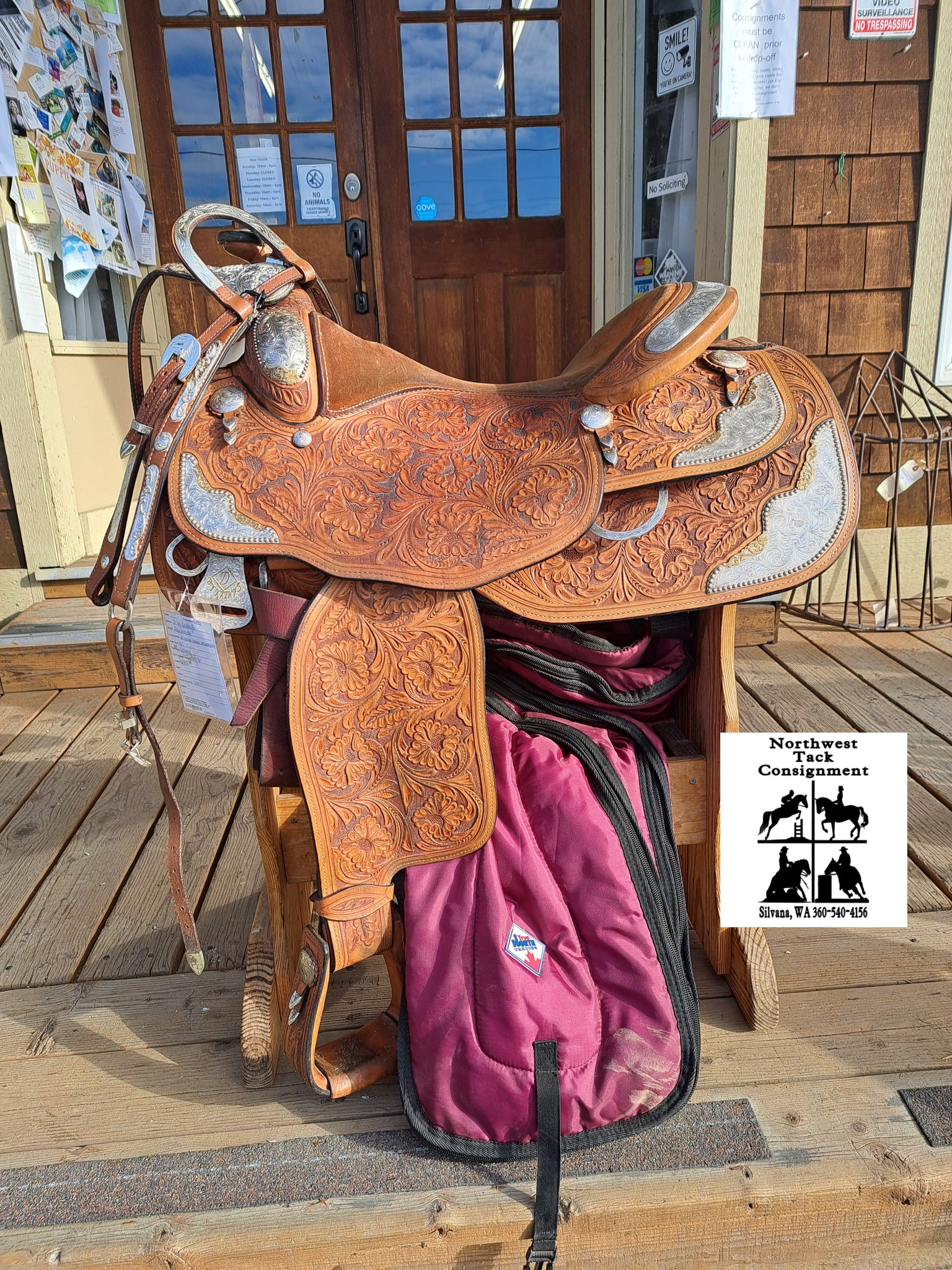 16" D by Kathys Equitation Saddle