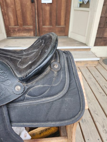 12" Big Horn Synthetic Pony Saddle