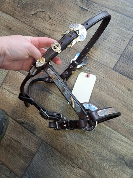 Yearling Circle Y Silver Show Halter