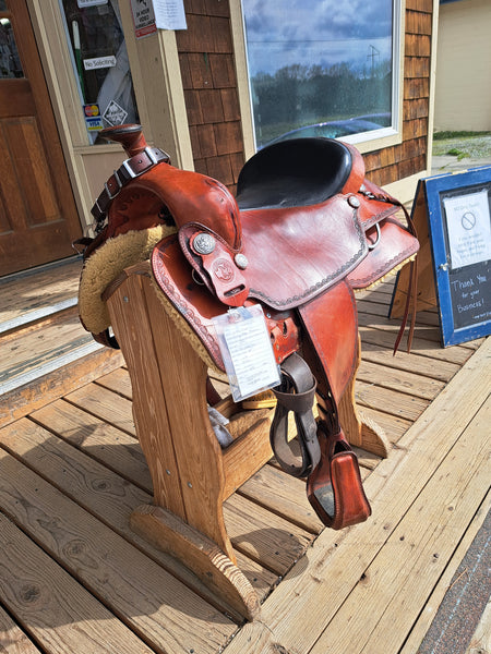 17" Ortho-Flex Range Roper Ranch Saddle