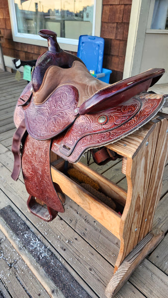 15" Action Company Round Skirt Western Saddle