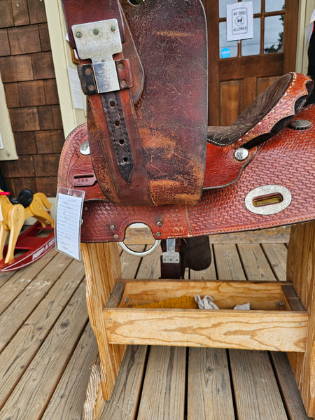 15" Longhorn Barrel Racing Saddle