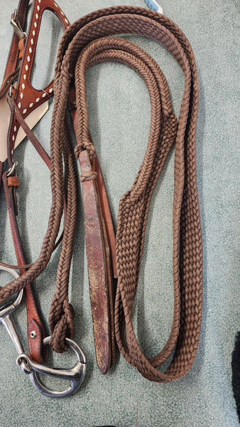 Single Ear Buckstitch Bridle set