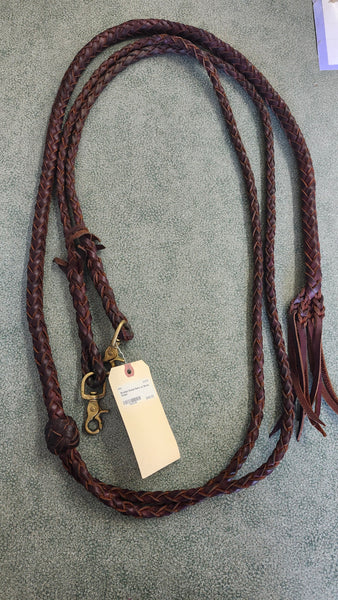 Braided Leather Romel Reins