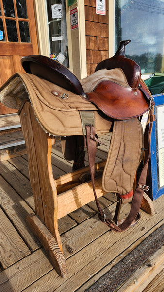 17" Big Horn Cordura Western Trail Saddle