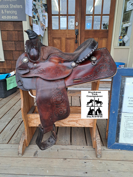15" Western Equitation Show Saddle