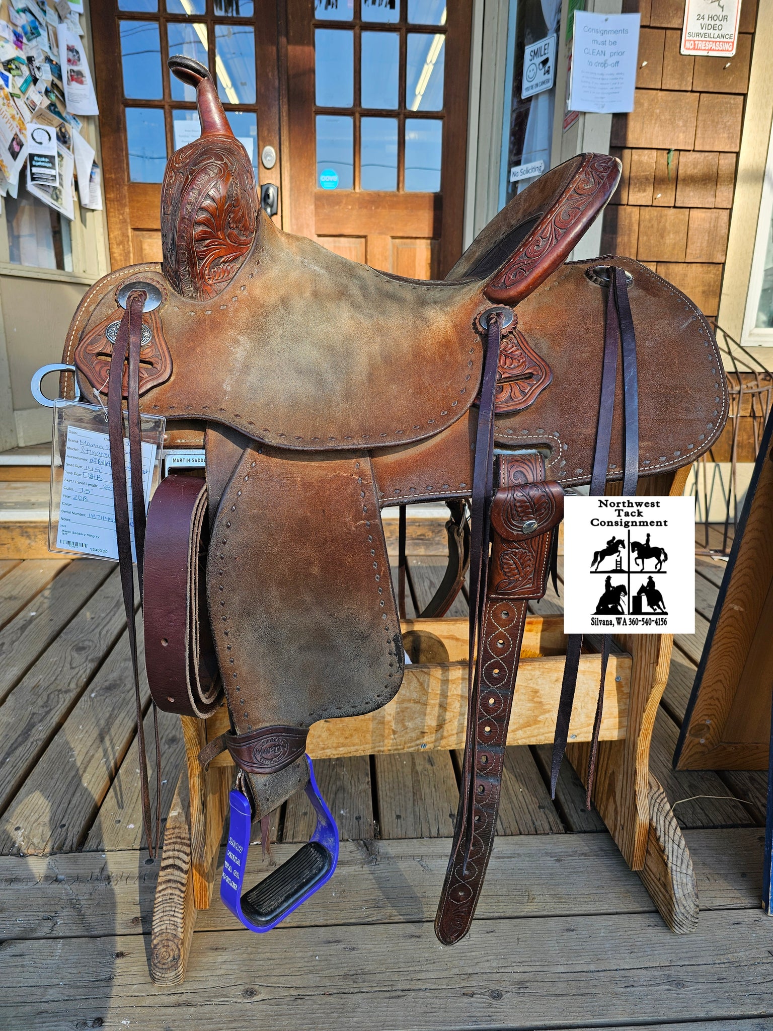 14.5" Martin Saddlery Stingray Saddle