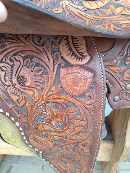15" Tex Tan Western Saddle
