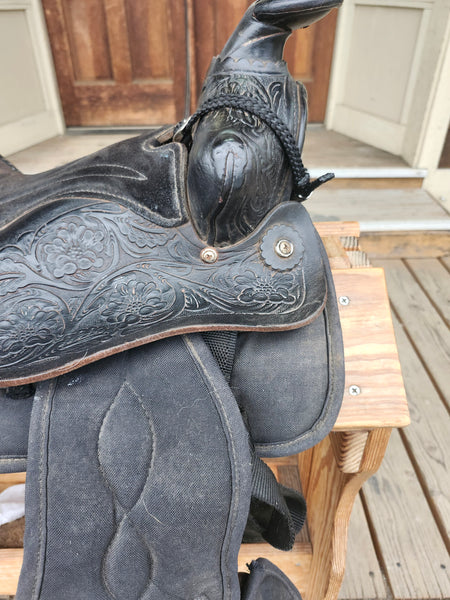 12" Big Horn Synthetic Pony Saddle