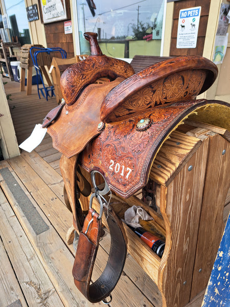 14" Corriente Barrel Racing Saddle
