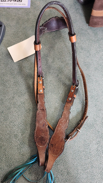 Hand Painted Browband Headstall