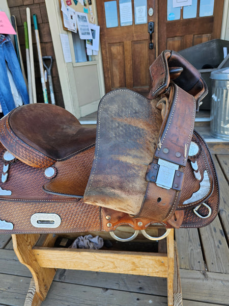 16" Crates Western Equitation Show Saddle Package