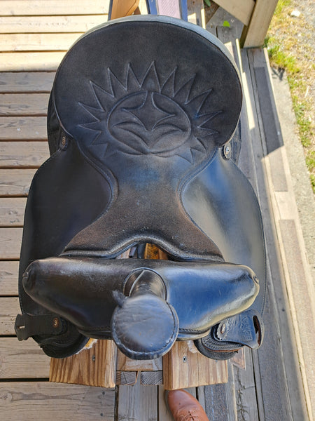 15" Big Horn Synthetic Western Saddle