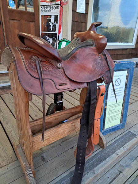 14.5" Hereford Tex Tan Western Saddle