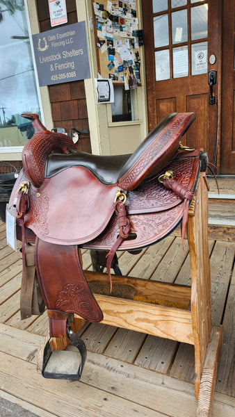 17-18" Big Horn Walking Horse Western Trail Saddle