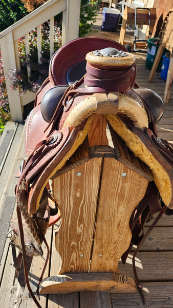 15.5" J. Stead Wade Ranch Roper Saddle