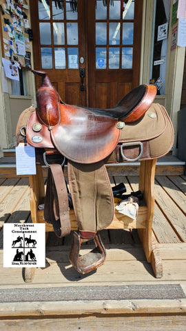 16" Fabtron Synthetic Western Saddle