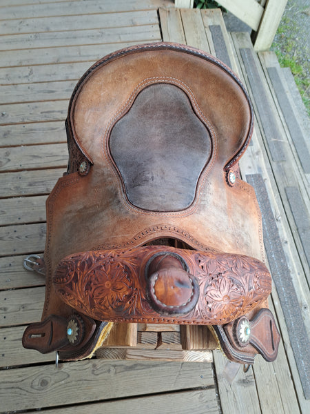 14" Corriente Trophy Barrel Saddle