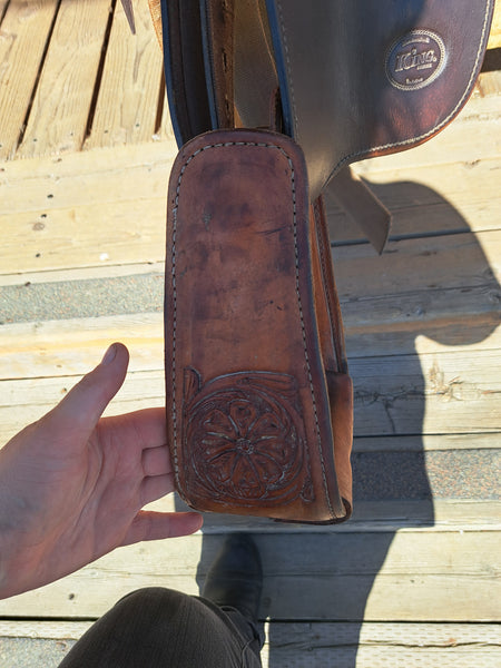 17" King Series Lightweight All Around Western Trail Saddle