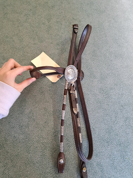 Victor Sterling Silver Headstall