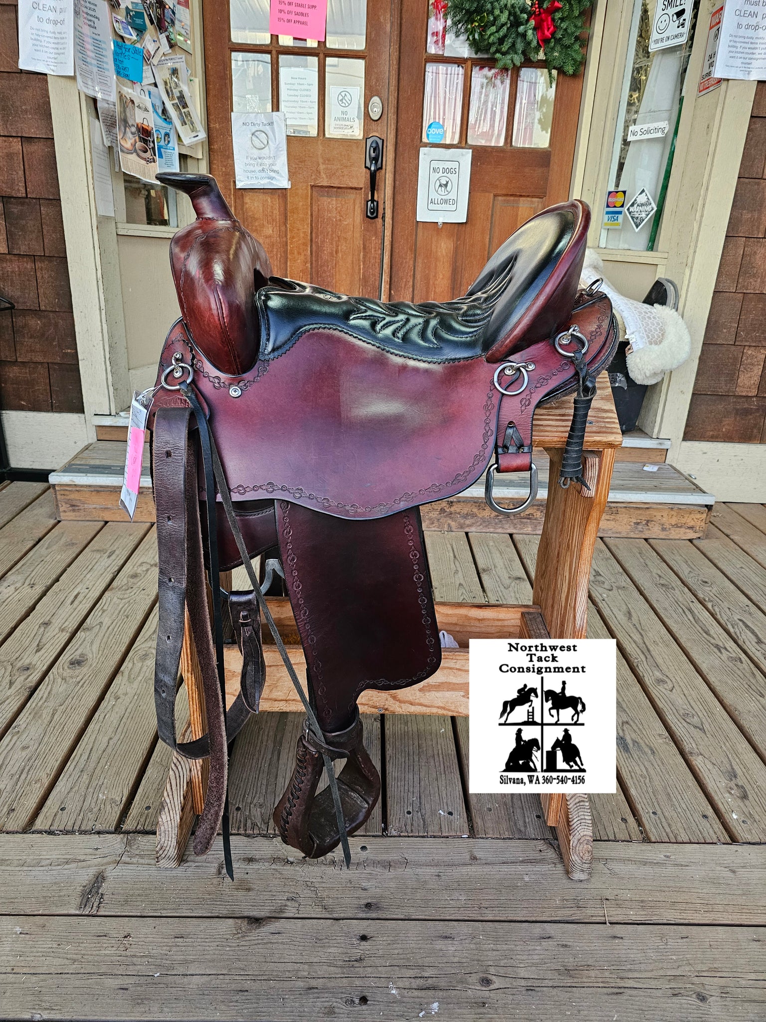 16.5" Tucker Black Mountain Western Trail Saddle