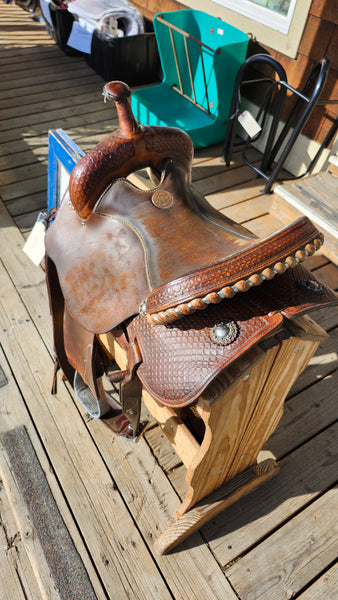 14" Three Forks Merrill Barrel Saddle
