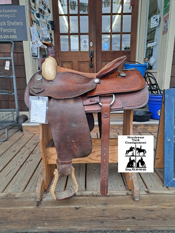 16" Simco Roping Saddle