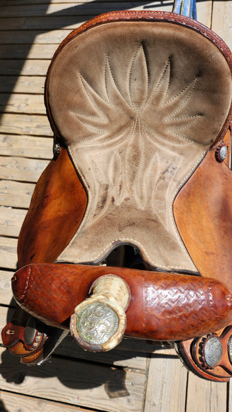 15" American Saddlery Barrel Racing Saddle