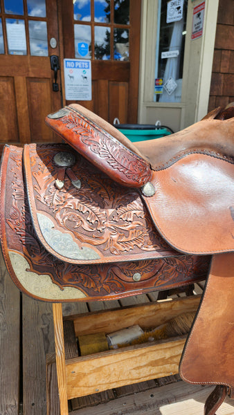 15.5" Hereford Tex-Tan Western Equitation Show Saddle