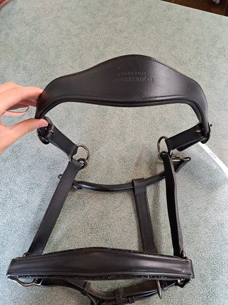 Full Sized Equestrian Stockholm Anatomic Leather Halter