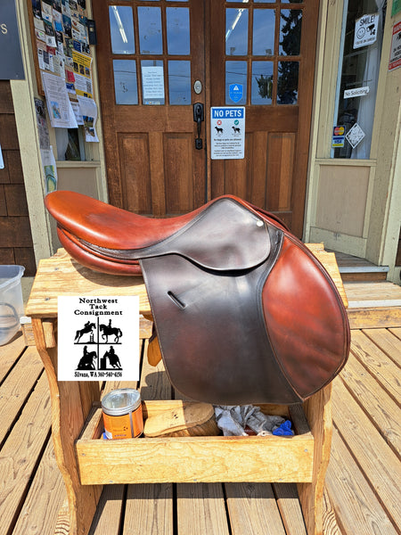 16" Butet Close Contact Jumping Saddle