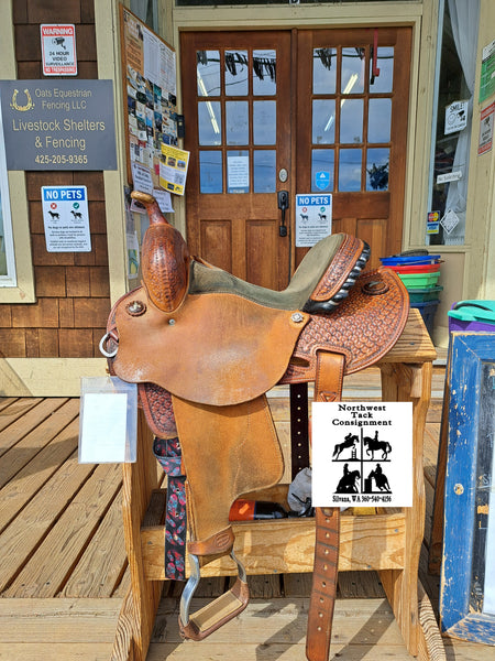 13" Three Forks Merril Barrel Saddle