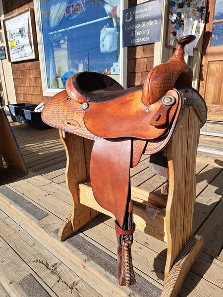 16" Hereford Tex Tan All Around Western Saddle