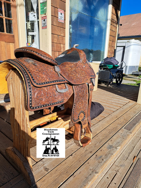 17" Wenger Custom Western Equitation Show Saddle