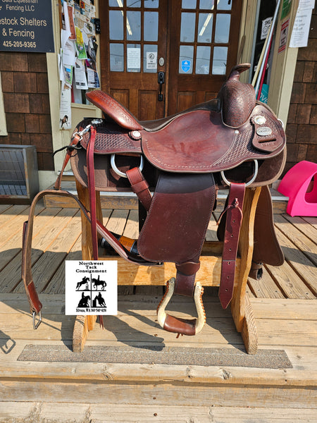 16" Crates Western Cordura Trail Saddle