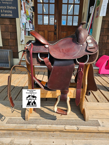 16" Crates Western Cordura Trail Saddle
