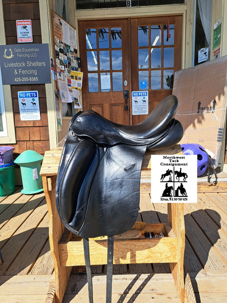 17.5" Custom Saddlery Wolfgang Solo Dressage Saddle