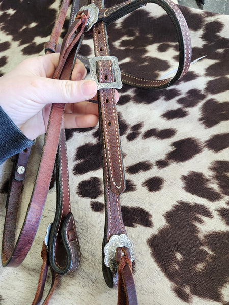 Weaver Western headstall with Jeremiah watt hardware