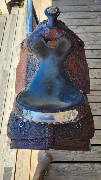 15" Vintage Circle Y Equitation Saddle