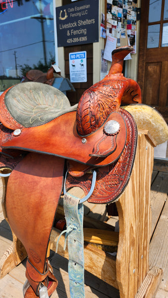14" Tex Tan Pro Only Barrel Saddle