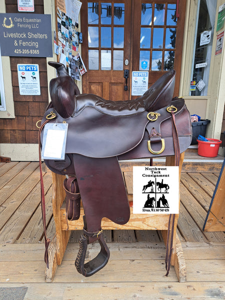 16.5" Tucker High Plains Western Trail Saddle