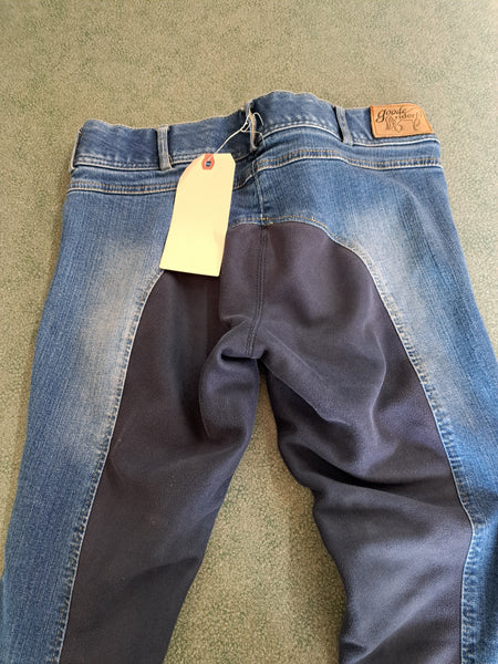 Size 28 Goode Rider Full Seat Breeches
