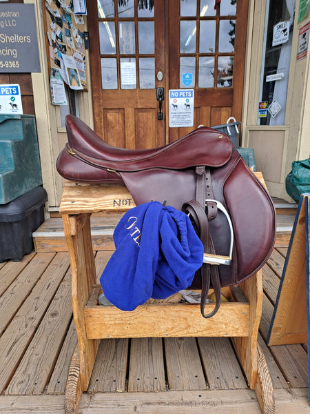 19" Bates Caprilli Close Contact Saddle