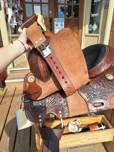 13" Double T Barrel Saddle