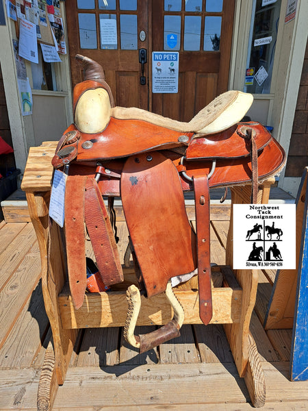 13" Three Bars Saddlery Youth All Around Saddle